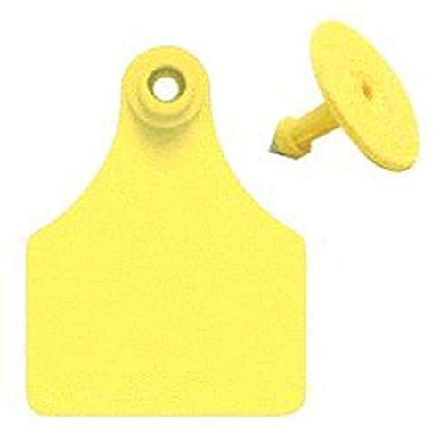 USA GLF025/GSMY 096131 Ear Tag, Numbered #1-25, Yellow, Large