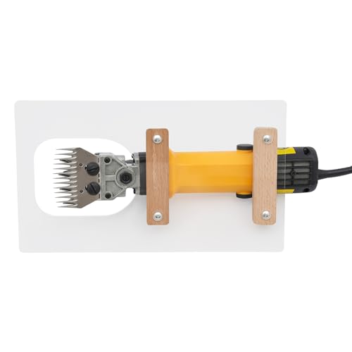 Professional Sheep Shears, 6-Speed Adjustable Electric Carpet Trimmer 690W Animal Shearing Clippers Heavy Duty Farm Livestock Haircut with Blades