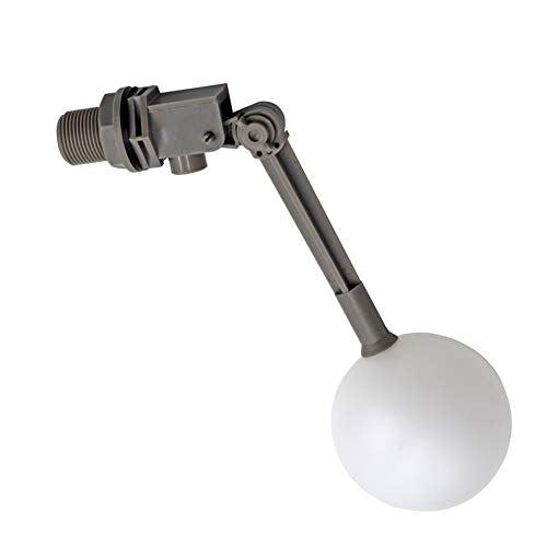 3/4 Float Valve for Water Tank Plastic Water Float Valve | Pool Auto Fill Float Valve, with Adjustable Arm, for Water Trough, Stock Tank, Cooler, Livestock Automatic Waterer