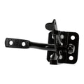 National Hardware Automatic Gate Latch, 4 in Strike, Steel, Black | Self-Latching on Close for Outswing Farm Gates and Animal Pens; Padlockable, Left or Right Hand Mounting - size: 1 Count (Pack of 1)