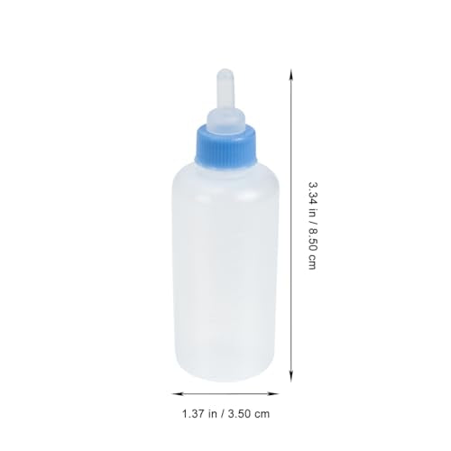 UPKOCH 3Pcs Cat Nursing Bottle Set PET Feeding Bottles for Kittens and Puppies Replacement Nipples for Newborn Animals