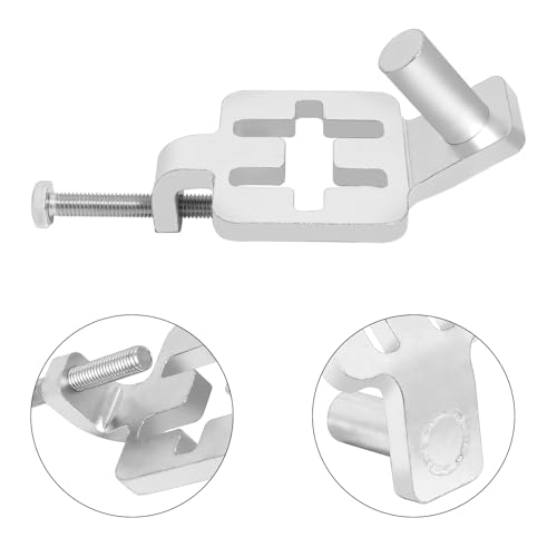 T-Post Gate Hinge Pins 5/8" Shank, Adjustable Hinge Pins for Metal T-Post, Chain Link Fence Gate, Farm & Ranch Use (1-Pack-Right-Angle)