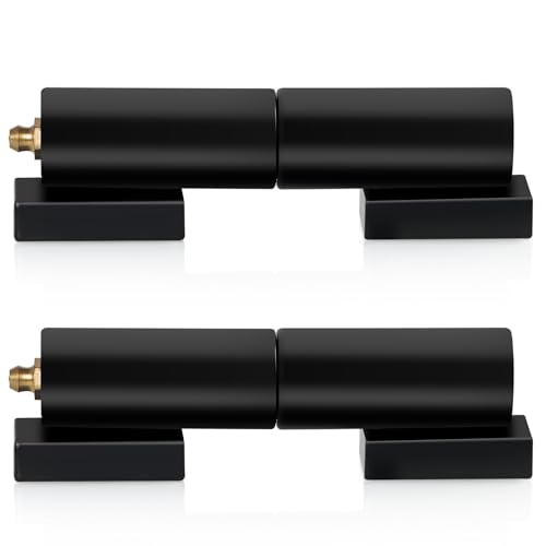 Skelang 5" Gate Hinges, Heavy Duty Barrel Gate Hardware, Weld-on Mount for Swing Gate, Trailer Lift Gate, Tube Gate, Total Load Capacity 3300 Lbs, 2 Sets - size: 5 Inch
