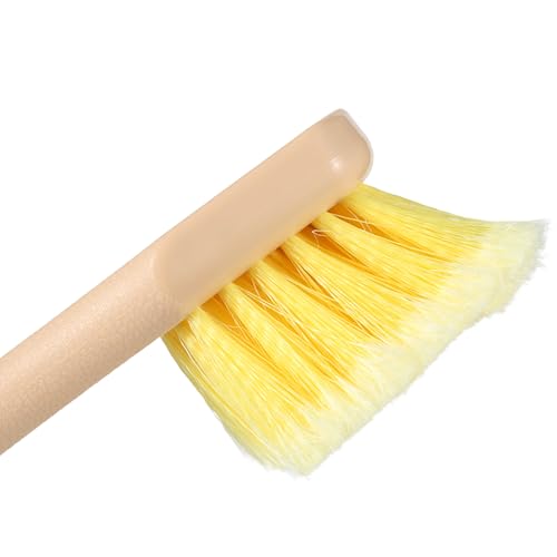 Mr. Detroit - 20" Long Handle Wash Brush w/Heavy Duty Scrub Brush | with Non-Slip Long Handle for All Wheels, Tires, Automobile, Motorcycle, Bicycle and Ship Applications