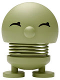 Hoptimist Soft Bimble, Home Decor Ornament - Danish Design, Plastic W/Metal Spring, Small- Creates Cheerful Movement- (Olive Matte)