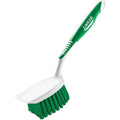 Libman 11.13 in. 95% Recycled PET Water Bottles Bristle Polypropylene Plastic Scrub Brush - 1 Each