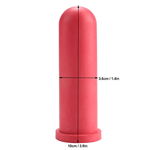 Akozon 5pcs Animal Feeding Supplies Little Cow Calf Milk 10cm Length Rubber Milk Drink S, Multifunctional Accessory for Home Use