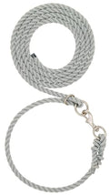 Weaver Leather Livestock Livestock Adjustable Poly Neck Rope, Gray, 1/2" x 1'