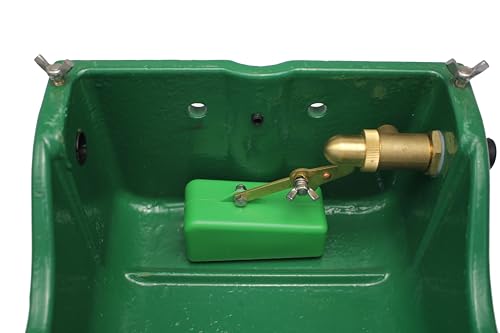Automatic Stock Waterer for Horses,Cattle,Dog,Hog, Livestock, Heavy Duty Cast Iron,Extra Large Farm Animal Waterer Dispenser with Drainage Hole