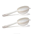Nylon Mesh Strainer 2 Pack - Strain Your Wide Mouth Mason Jar Batches - Less Mess, Less Waste - Strain Your Water Kefir Grains - Homebrewing And Kitchen Essential - 2 Strainers - 3"