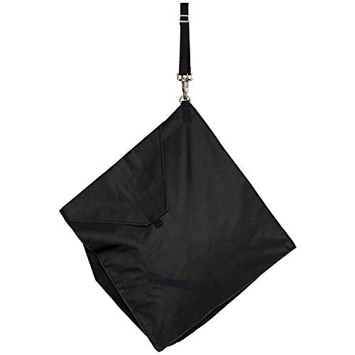 Weaver Leather 45 Degree Hay Bag, Black, 21" L x 7-1/2" W x 22-1/2" H