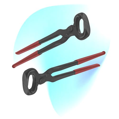 14" Vinyl Hoof Nipper, Carbon Steel & Chrome Vanadium Farrier Tool for Horses – Durable, Sharp & Rust-Resistant - size: 14"Vinyl Hoof Nipper