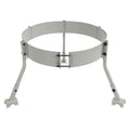 55 Gallon Livestock Feeder Tripod Barrel Band Leg Mounting Kit Drum | Deer Feeders Steel Tripod Only Band Barrel Stand System Powder Coated Gray