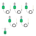 5 Pack Electric Fence Tester with LED Indicator Lights - 300V to 10kV Range | Detects Energizer Pulses | Clips to Wire or Tape Fences - style: 5 Pack