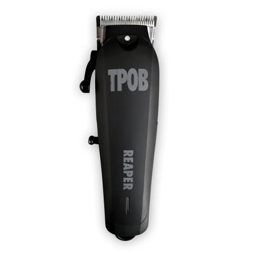 TPOB Slime 2 Barber Hair Clippers Trimmer Shaver Set for Men with Matte case and X Fade Blade (Black Pack) - color: Black Pack