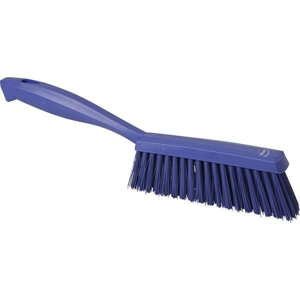 Vikan 45898 Bench Cleaning Brush, Polypropylene/Polyester Medium Bristle Dustpan Brush & Sweeper, 14 Inch, Purple - color: Purple, size: 4589