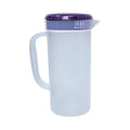 1 Quart Plastic Measuring Pitcher with Simple Lid, BPA Free, Shatterproof Beverage Jug for Iced Tea, Lemonade, Juices, Milk – Leak-Proof, Dishwasher Safe, Fridge Friendly | Purple - color: Purple, 1qt Pitcher w/ Lid
