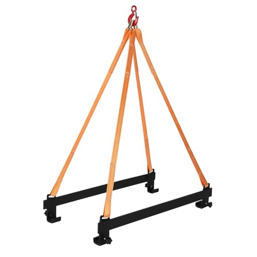 1600 LB Capacity Watercraft Lift Sling, Heavy-Duty Polyester Straps with Rubber Coated Steel Bars for Lifting Jet Ski, PWC & Personal Watercraft