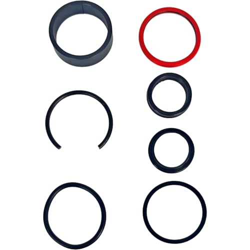XYZIL 9616371 Bucket Cylinder Hydraulic Seal Kit Compatible with Ford New Holland Front End Loader 7106 7108 7308 Series with Cylinder Head 9600671 Tractor Cyl