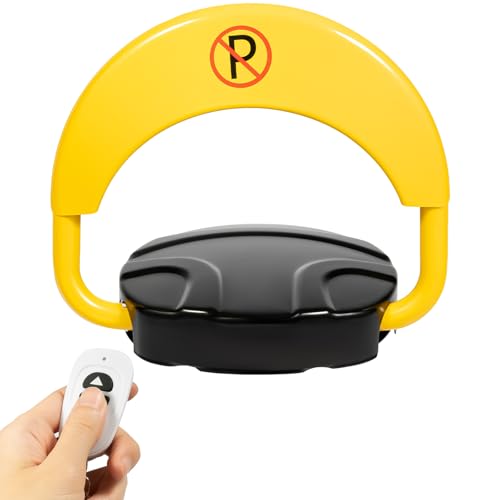 Foldable Parking Block, Automatic Remote Control Parking Lock Carport Auto Space Stall Barrier 65.6 Ft Private Car Parking Latch Space Lock Car Park Driveway Guard Saver