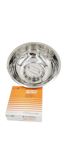 SS Strainers (Large Strainer & Pail Combo, 17 L Pail & Large Strainer Combo) - color: 17 L Pail & Large Strainer Combo, size: Large