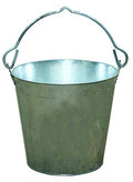 Little Giant® Galvanized Dairy Pail | Metal Bucket | Utility Bucket with Handle | Gardening & Farming Bucket | 8 Quart - size: 8 Quarts