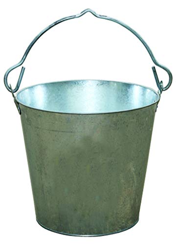 Little Giant® Galvanized Dairy Pail | Metal Bucket | Utility Bucket with Handle | Gardening & Farming Bucket | 8 Quart - size: 8 Quarts