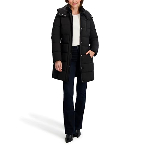 Nautica Women's Maxi Puffer - color: Black, size: Medium