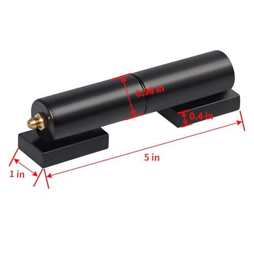 Skelang 5" Gate Hinges, Heavy Duty Barrel Gate Hardware, Weld-on Mount for Swing Gate, Trailer Lift Gate, Tube Gate, Total Load Capacity 3300 Lbs, 2 Sets - size: 5 Inch