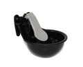 Automatic Livestock Waterer, Heavy Duty Cast Iron Water Trough with Push-Paddle for Horse, Cow, Goat, Pig,Dog, Livestock Water Bowl,1.8L Capacity