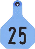 Y-Tex Ear Tags - Large Numbered Cattle ID Tags - 126-150