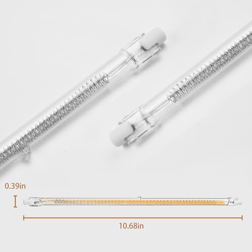 600W Chicken Coop Heater Bulb, Replacement Bulb Accessories for Chicken Heat Lamp, Brooder Heater Tubes for Chicks, Poultry, Pets, 4 Pack - color: Bulb 600W - 4 Pack