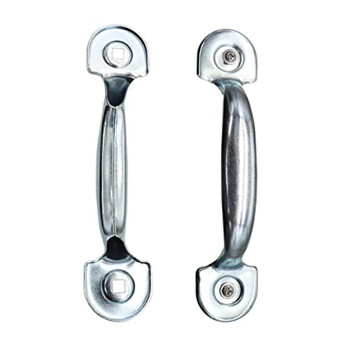 Garage Door Bottom Lift Handle for Most Gate Handles Replacement, Heavy Duty Door Pull Handle for Garage Outdoor Closet (2 Pack)