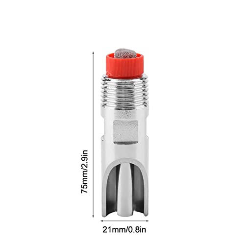 5Pcs Pig Water Nipple, Automatic Pig Nipple Drinker Feeder Stainless Steel Piglets Cattle Waterer Drinking Dispenser Feeding Watering Set Pig Home Farm Drinking Supplies