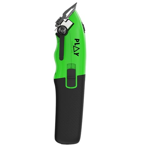 TPOB Play Barber Hair Clippers for Men 7500 RPM with Rubber Grips (Green) - color: Green