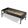 Livestock Feeder Galvanized Steel Feeding Trough, Heavy-Duty Pasture Feeder Large Capacity Livestock Feeding Trough, Easy and Strong Assembly, for Goats, Sheep, Horses, Alpacas