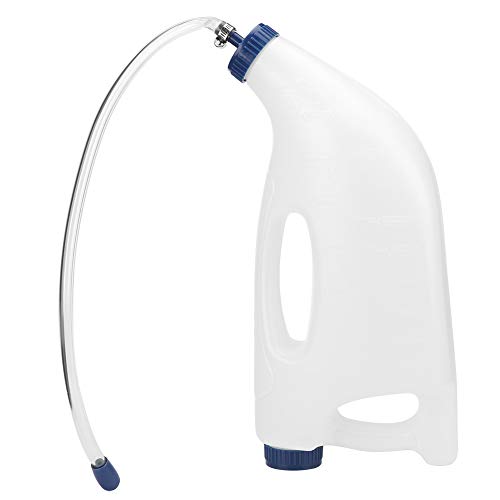 4L Portable Calf Milk Feeder,Calf Bottle,Calf Tube Feeder,Plastic Farm Animals Calf Feeding Water Milk Bottle