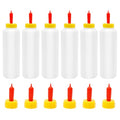6-Pack 400ml Goat & Lamb Feeding Bottles with Soft Nipples, Kid Livestock Nursing Kit for Baby Goats, Lambs, Calves, Farm Animal Milk Feeder Set
