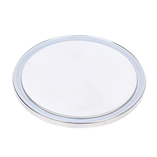 Stainless Steel Milk Bucket Lid, Durable Universal Lid with Embedded Silicone Seal Ring for 12L/20L/30L/40L/50L/60L Milk Bucket - color: Lid