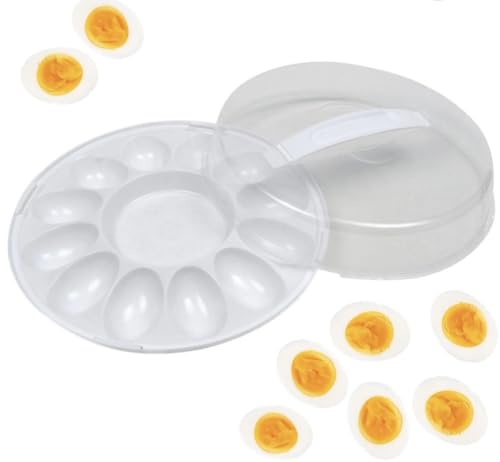 Sure Fresh Deviled Egg Carriers with Lids, 10.375x3.5 in.