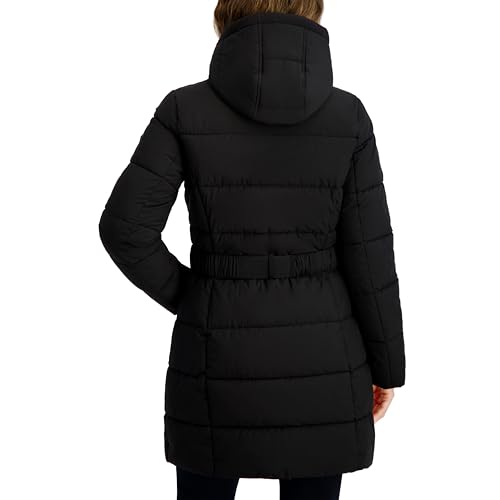 Nautica Women's Maxi Puffer - color: Black, size: Medium