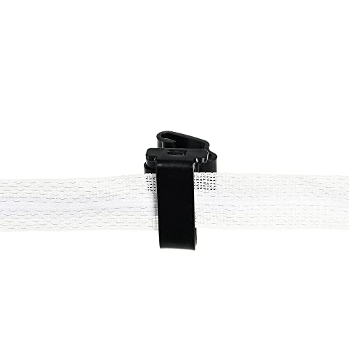 Electric Fence T-Post Insulators for Polytape, Snap-on, 24 Count | Holds Polytape，Polytape Electric Fence Insulators