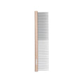 Fresh Ultra Half & Half Metal Pet Comb, Oval Aluminum Handle, Metal Grooming Comb for Dogs, 7.5" - style: Ultra Half & Half
