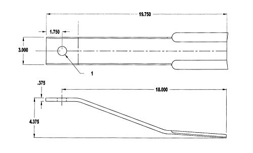 073-1300-010 Servis Blade Pair
