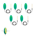 5 Pack Detects Electric Fence Energizer Pulse Flash Signal LED Light | Tester Indicator for pulsed energizers | Alert Device That Clips to Wire or Tape Fences - style: 5 Pack