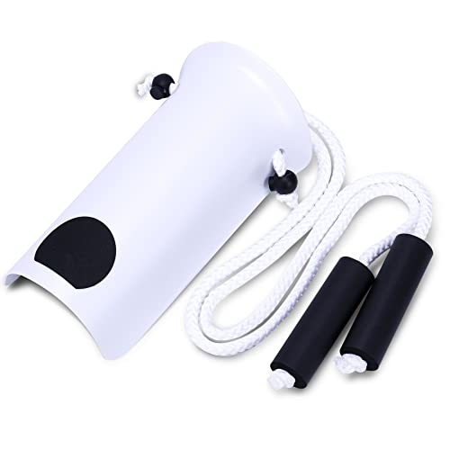 CAidRE Sock Aid - Wide 3.93" Sock Aid with Foam Handles, Sock Aide Device for Seniors, Sock Helper Easy On Easy Off for Regular Socks, White - color: White