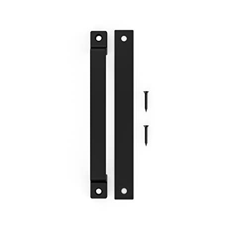 National Hardware Modern Gate Pull, 10 in, Steel, Black with WeatherGuard™