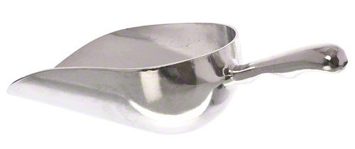 Update International (AS-12) 12 oz Aluminum Scoop - size: 12 Oz