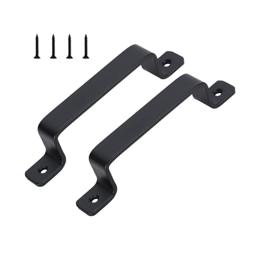 Barn Door Handles Heavy Duty Rustic Gate Handle 2 Packs,7.4 inch Sliding Door Pulls for Indoor/Outdoor Gate,Shed,Sliding,Garage,Closet,Drawer