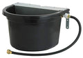 Little Giant® Automatic Animal Waterer | DuraMate Float Controlled Automatic Waterer for Livestock | Heavy Duty and Durable | Made in USA | 4 Gallon (Black, 4 Gallon) | Float-Controlled Auto-Refill, Attached 30 Inch Hose Connects to Outdoor Tap, Over-Fenc